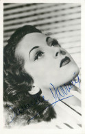 ARTISTE  Danielle DARRIEUX Dédicace , Autographe Original - Artisti