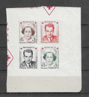 Monaco - Selt./postfr. ZD Aus Block "Rotes Kreuz) Aus 1949 - Aus Michel Block 3 B! - Neufs