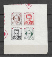 Monaco - Selt./postfr. ZD Aus Block "Rotes Kreuz) Aus 1949 - Aus Michel Block 3 B! - Unused Stamps