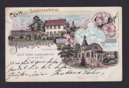 1899 - 5 Pf. Privat-Ganzsache "Heilbronn Landesschiessen Sonnenbrunnen" - Gebraucht - Sonstige & Ohne Zuordnung