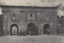 CARTOLINA  C9 LUCCA,TOSCANA-ESTERNO PORTA S.MARIA (RIPRODUZIONE)-FORMATO PICCOLO-STORIA,BELLA ITALIA,NON VIAGGIATA - Lucca