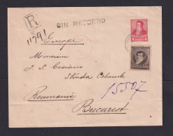 1892 - 5 C. Ganzsache Mit Zufrankatur Als Einschreiben Nach Bucarest - Ungewöhnliche Destination - Storia Postale