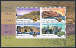 Hong Kong 997a Sheet, MNH. Rocks 2002. Views. - Ongebruikt
