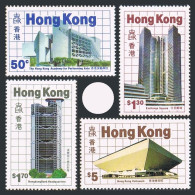 Hong Kong 457-460, MNH. Michel 474-477. Modern Architecture, 1985. - Unused Stamps