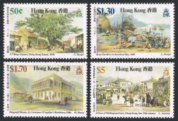 Hong Kong 486-489, MNH. Mi 503-506. 19th Century Paintings, 1987. Auguste Borget - Unused Stamps