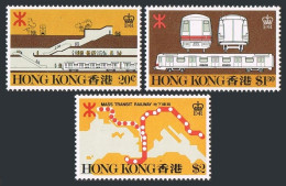 Hong Kong 358-360, MNH. Michel 357-359. Mass Transit Railroad, 1979. - Neufs