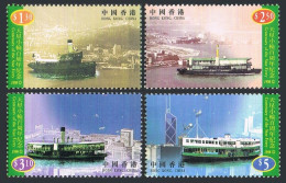 Hong Kong 811-814, MNH. Michel 838-841. Star Ferry, Centenary, 1998. - Ungebraucht