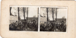 Photo Stereoscopique  , Scéne De Ravitaillement - 1914-18