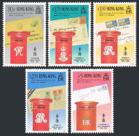 Hong Kong 600-604,605,MNH.Michel 621-625,Bl.17. Hong Kong Post Office,150,1991. - Unused Stamps