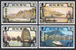 Hong Kong 380-383, MNH. Michel 380-383. Port Of Hong Kong, 1982. Views, Ships. - Neufs