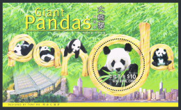 Hong Kong 843 Sheet, MNH. Giant Pandas 1999. - Nuevos