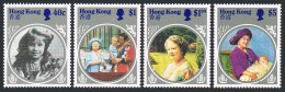 Hong Kong 447-450, MNH. Mi 464-467. Queen Mother Elizabeth, 85th Birthday, 1985. - Neufs