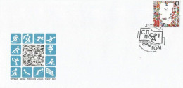 Russia Russie Russland 2018 Olympic Games In Pyeongchang "Sport Under The Neutral Flag" Olympics Peterspost Stamp FDC - Inverno 2018 : Pyeongchang