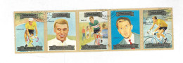 Lot 5 Timbres Bahrein  Cyclisme  (anquetil, Van Looy Etc) - Bahrein (1965-...)