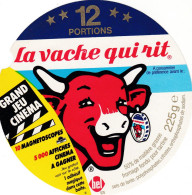 ETIQUETTE FROMAGE VACHE QUI RIT - GRAND JEU CINEMA - 12 PORTIONS  225G - NUM 925 - Cheese