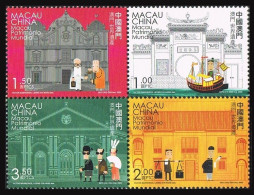 Macao 1173 Ad Block, MNH. UNESCO World Heritage Sites, 2005. Historical Center - Ungebraucht