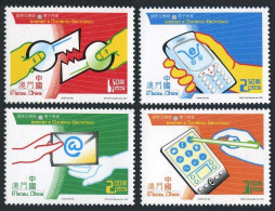 Macao 1062-1065,MNH. Internet & E-Commerce, 2001. Keys, Computer, Envelope. - Nuovi