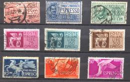 ESPRESSI - Since 1922... (Express Service) - Kingdom And Republic - ITALY STAMPS - Express/pneumatic Mail