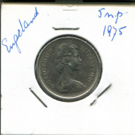 5 NEW PENCE 1975 UK GBAN BRETAÑA GREAT BRITAIN Moneda #AN598.E.A - 5 Pence & 5 New Pence