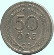 50 ORE 1921 W SUECIA SWEDEN Moneda RARE #AC694.2.E.A - Suecia