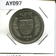 5 FRANCS 1986 B SWITZERLAND Coin #AY097.3.U.A - Andere & Zonder Classificatie