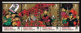 Macao 693-696a,687, MNH. Mi 721-724, Bl.21. Chinese Wedding, 1993. Groom, Bride. - Nuovi