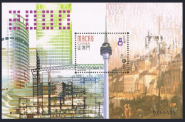 Macao 1014 Sheet, MNH. Millennium, 2000. Old & New Macao Views. - Nuevos