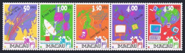 Macao 983 Ae,984,MNH. Telecommunications 1999.Sea-Me-We Cable,Satellite Dishes - Ongebruikt