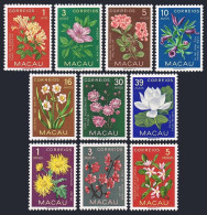 Macao 372-381, MNH. Michel 394-403. Flowers 1953. - Unused Stamps