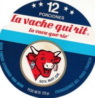 ETIQUETTE FROMAGE VACHE QUI RIT - ESPAGNE   -  12 PORTIONS  225 G - NUM  503 - Fromage