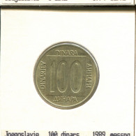 100 DINARA 1989 YUGOSLAVIA Coin #AS610.U.A - Jugoslavia