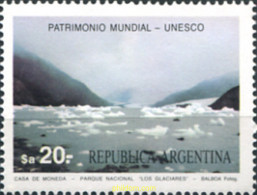 729813 MNH ARGENTINA 1984 ADMISION DEL PARQUE NACIONAL "LOS GLACIARES" A LA UNESCO - Ungebraucht