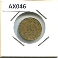 10 CENTIMES 1965 FRANCIA FRANCE Moneda #AX046.E.A - 10 Centimes