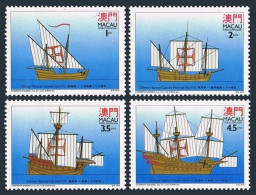 Macao 711-714,714a,MNH. Portuguese Ships 1993:Caravel,Round Caravel,Nau,Galleon. - Ungebraucht