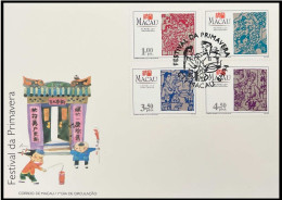 Macao 724-725, FDC. Michel 752-755. Spring Festival Of New Lunar Year, 1994. - FDC