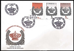 Macao 486-488, FDC. Michel 514-516. Centenary Of Macao Postage Stamps, 1984. - FDC