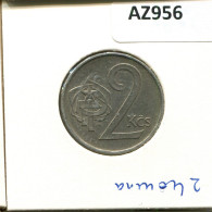 2 KORUN 1980 CHECOSLOVAQUIA CZECHOESLOVAQUIA SLOVAKIA Moneda #AZ956.E.A - Tsjechoslowakije