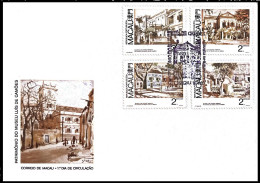 Macao 588-591, FDC Var 1. Michel 616-619. Watercolors By George Smirnoff, 1989. - FDC