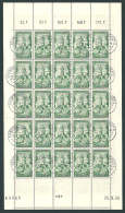 Saar MiNr. 373 + 375 Bogen (sab61) - Used Stamps