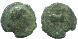 HORSE GENUINE ANTIKE GRIECHISCHE Münze 1.7g/15mm #AG209.12.D.A - Greek