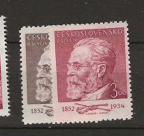 1952 MNH Tschechoslowakei, Mi 715-16 Postfris** - Nuevos