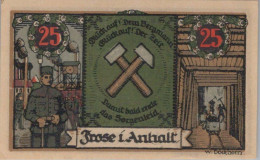 25 PFENNIG 1920 Stadt ANHALT Anhalt UNC DEUTSCHLAND Notgeld Banknote #PH554 - [11] Emisiones Locales