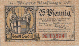 25 PFENNIG 1917 Stadt Vreden Westphalia DEUTSCHLAND Notgeld Banknote #PG114 - [11] Emisiones Locales