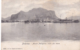 Cartolina Palermo - Monte Pellegrino Visto Dal Mare - Palermo