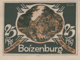 25 PFENNIG 1922 Stadt BOIZENBURG Mecklenburg-Schwerin UNC DEUTSCHLAND #PA254 - [11] Emisiones Locales
