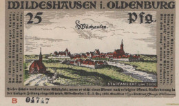 25 PFENNIG 1921 Stadt WILDESHAUSEN Oldenburg UNC DEUTSCHLAND Notgeld #PJ028 - [11] Emisiones Locales