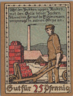 25 PFENNIG 1921 Stadt LAGE IN LIPPE Lippe DEUTSCHLAND Notgeld Banknote #PF872 - [11] Emisiones Locales