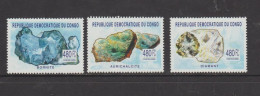 Democratic Republic Of Congo 2003 Minerals Set Of 3 MNH ** - Ungebraucht