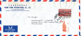 Taiwan Air Mail Cover Sent To Germany 4-10-1971 - Poste Aérienne