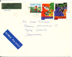 Canada Cover Sent To Denmark 3-8-1994 Topic Stamps - Brieven En Documenten